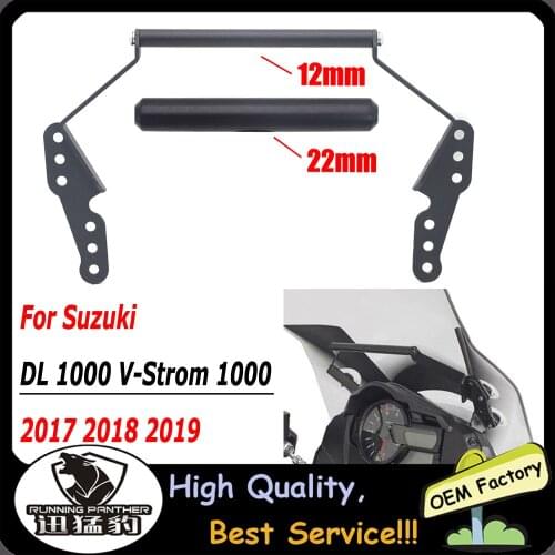Motorcycle Stand Holder Phone Mobile Phone GPS Plate Bracket For Suzuki DL 1000 V-Strom vstrom 1000 2017 2018 2019