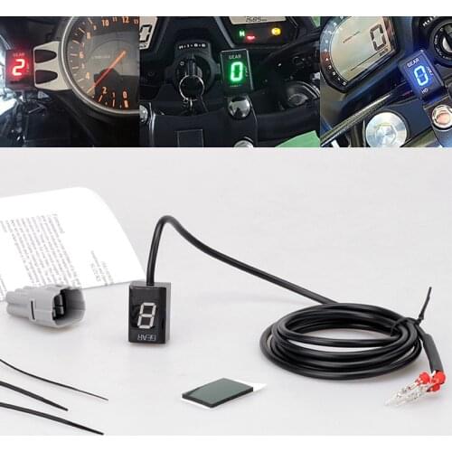For Suzuki Intruder C800 M800 C1500 M1500 C1800R M1800R LED Electronics 1-6 Level Gear Indicator Moto Speed Digital Meter