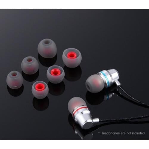 5 Pairs Soft Silicone Soundproof In-ear Ear Caps Replacement Earphone Accessory
