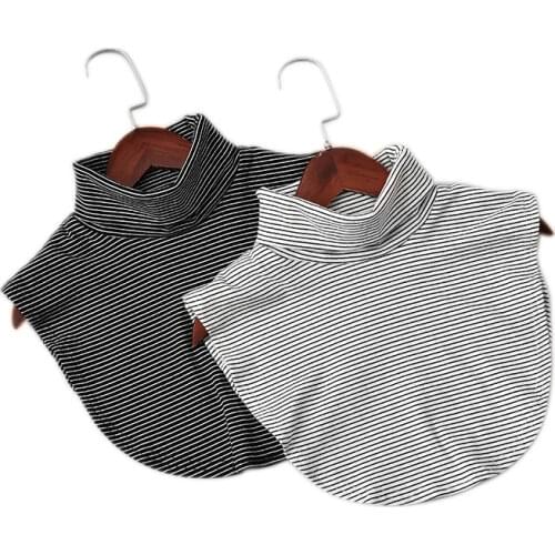 Fake collar men Bottoming shirt stand false choker warm autumn winter pure cotton soft high collar detachable neckwear adult