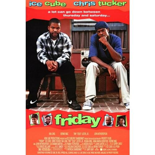 NEW FRIDAY ICE CUBE MOVIE Art print Silk poster Home Wall Decor