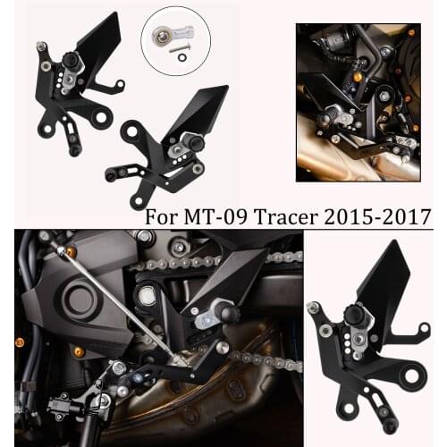 MTKRACING FOR YAMAHA MT-09 Tracer MT09 Tracer Rear pedal increased pedal for motorcycle articulated pedal system 2015-2017