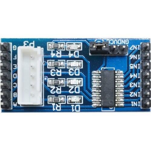 Ziqqucu 2PCS Stepper Motor Driver Board Module ULN2003 for 5V 4-phase 5 Line 28BYJ-48 For Arduino DC 5v 12v