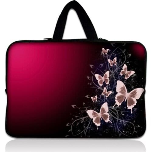 Butterfly Portable 14 Ultrabook Notebook Soft Sleeve Laptop Bag Case Briefcase Handlebag Pouch For Dell Vostro Acer Asus HP