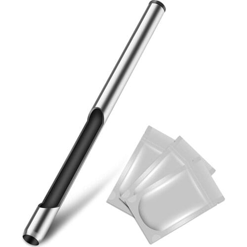 Portable Soil Sample Probe - Tubular Grade Stainless Steel Sampling Area - Compact 12 Inch Size - Includes Test Bags