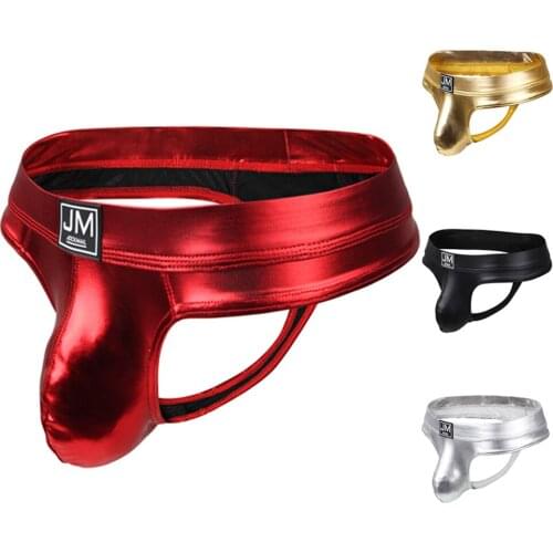 Mens Herringbone Thong Panties Leather Sexi Gay Underwear Jackstrap 4pcs Calzoncillos Hombre Sexy Calzoncillos Slip Stringi XL