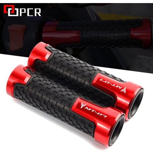 Flash Deals For YAMAHA MT07 FZ07 fz-07 MT09 MT-09 FZ-09 2017 2018 2019 7/8'' 22MM Motorcycle Rubber Handlebar Grips