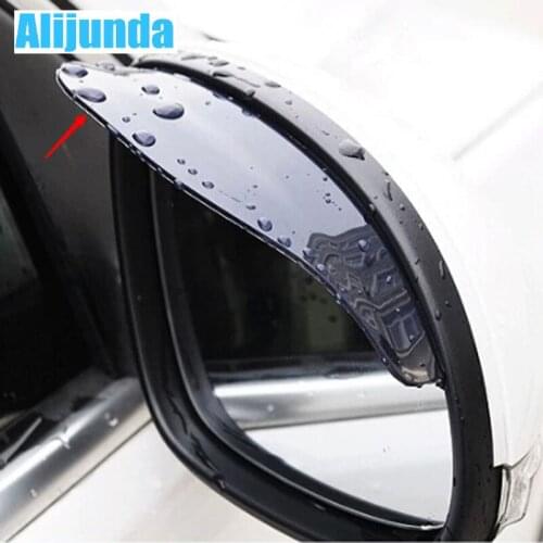 2 car rearview mirror rain waterproof eyebrows for Hyundai ix35 iX45 iX25 i20 i30 Sonata,Verna,Solaris,Elantra,Accent,Veracruz