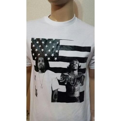 Outkast White T-Shirt Andre 3000 Antwan Big Boi Patton Tee ATL 90s Hip Hop T.I