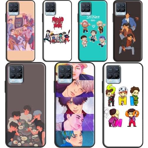 SHINee Cute Kpop Case For OnePlus 9R 8T Nord 7 8 9 Pro Cover For Realme 8 Pro 7i GT Neo C3 C21 6 7 Q3 Pro