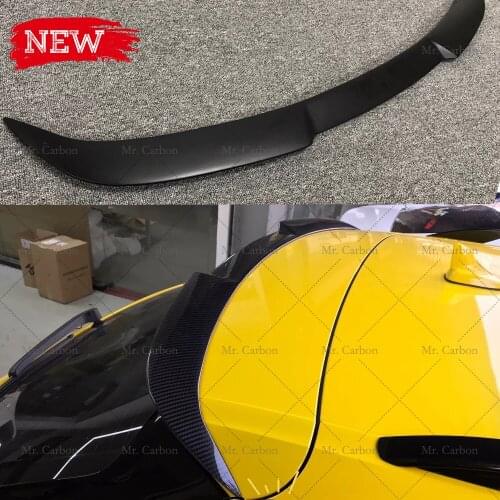 FOR AUDI A6 AVANT ALLROAD C8 MTM STYLE CARBON FIBER GLASS ROOF WING TRIM BODY KIT TUNING PART FOR A6 FRP ROOF SPOILER RACING