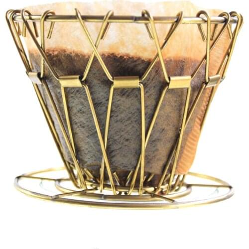 Ecocoffee Portable Coffee Dripper Foldable Clever Coffee Filter V60 Style Coffee Drip Filter Cup Reusable Paperless Pour Over