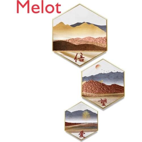 Main Interior Christianity Decorative Painting Cross Sofa Background Wall Restaurant Wall Hanging Painting