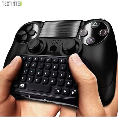 For Sony Playstation 4 Mutilfunction 2 in 1 Bluetooth Mini Wireless Chatpad Message Keyboard Game Consoles For PS4 Controller