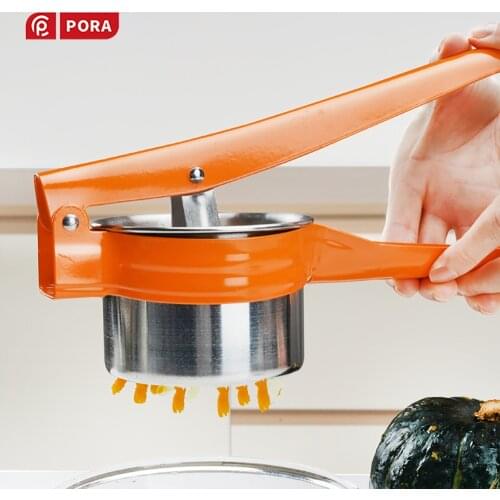 Potato Masher,Stainless Steel Potato Ricer,3 Pressure Mud Nets Can Be Replaced,for Potato,Carrot,Vegetable Juicer Kitchen Tools