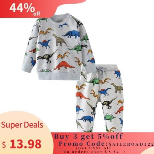 TUONXYE Boys Girls Pajamas Set Children Cute Fox Pajamas Cotton Kids Long Sleeve Pyjamas Child Pijama Baby Sleepwear Clothing