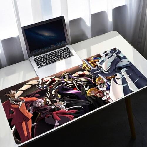 Overlord Mouse pad Large xl gaming accessories Gamer rubber Locking Edge Keyboard Desk mat tapis de souris xxl Mini PC Mousepad
