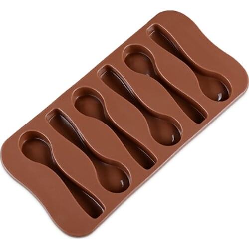 Spoon Styling Cake Decorating Silicone Bakeware Fondant Chocolate Mold DIY Pastry Cooking Tools D504