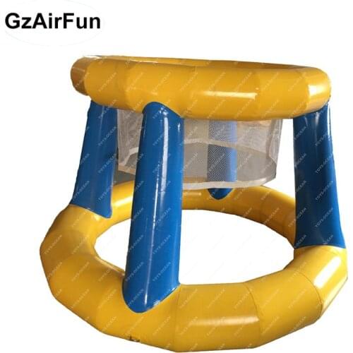 Large water goal inflatable floating water basketball hoops for pool