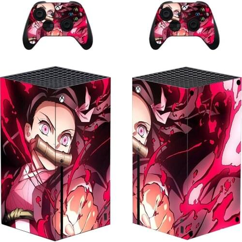 Demon Style Xbox Series X Skin Sticker for Console & 2 Controllers Decal Vinyl Protective Skins Style 1