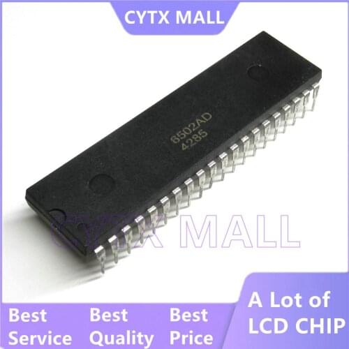 5PCS MOS6502 6502 DIP18