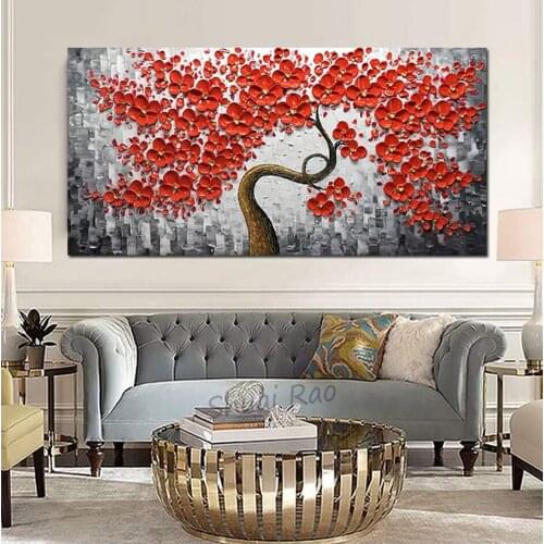 Full square round diamond embroidery red flower tree diy 5d diamond painting sale mosaic diamond needlework,Amazing artwork N562