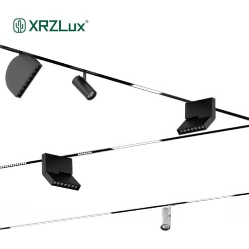 MR.XRZ LED Recessed Magnet Track Lights DC 24V 8W 10W 14W 28W Led Lamps Magnetic Rail Ceiling System For Indoor Track Lighting