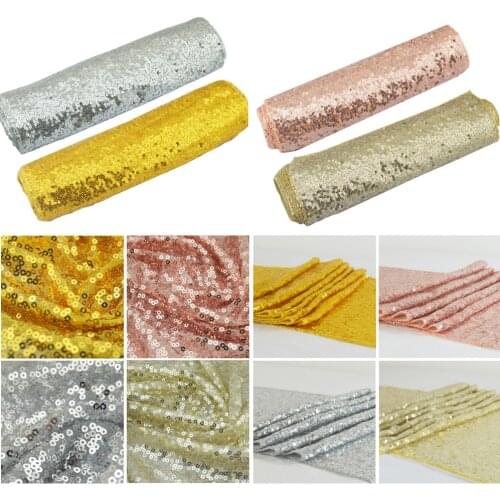 30x275cm Sequin Modern Table Runners For Wedding Decors Birthday Party Christmas Table Runner Home Tea Table Flag Table Cover