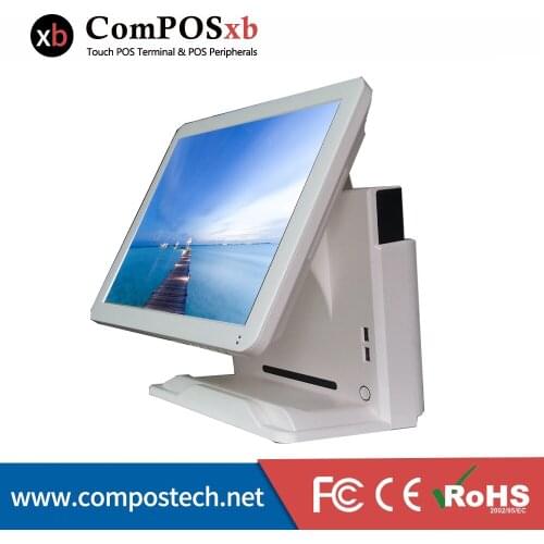 ComPosxb Pos terminal in LCD LED screen 15" touch screen pos system for supermarket