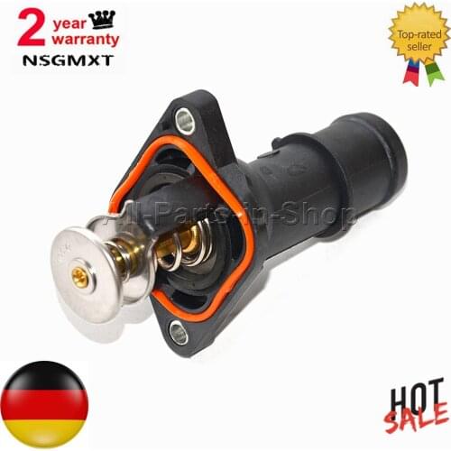 AP01 Thermostat +Thermostat Housing With Seal For Audi A3 Seat Leon Skoda Volkswagen Bora Polo Golf Mk4 1.6 06A12114 06A 121 114