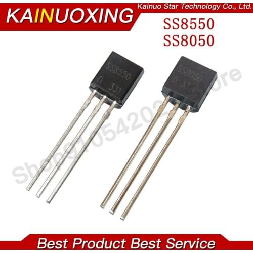 100PCS SS8050 SS8550 to-92 8050 8550 to92 S8050 S8550 novo triode transistor