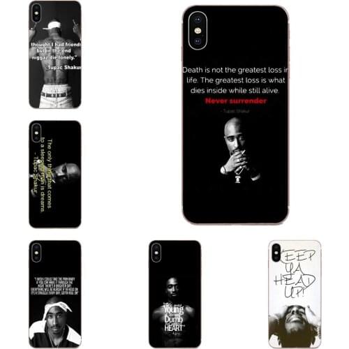 Tupac Shakur 2pac Quotes Poster Back Cases Slim For Samsung Galaxy S20 S10 S9 S8 Plus A50 A70 A40 A30 A20 A10 A50S A70S A10S