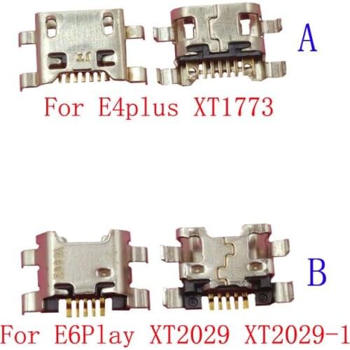 10Pcs Micro Usb Charger Charging Dock Port Connector For Motorola Moto E6 Play E6Play XT2029 E4plus E4 Plus XT1773 Jack Plug