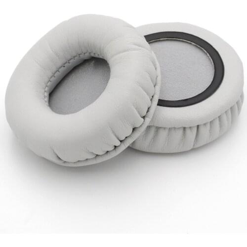 1 Pair of 70mm Gray Replacement Ear Pads Foam Earpads Pillow Ear Cushion Cover Cups for Headphones Headset Earphones