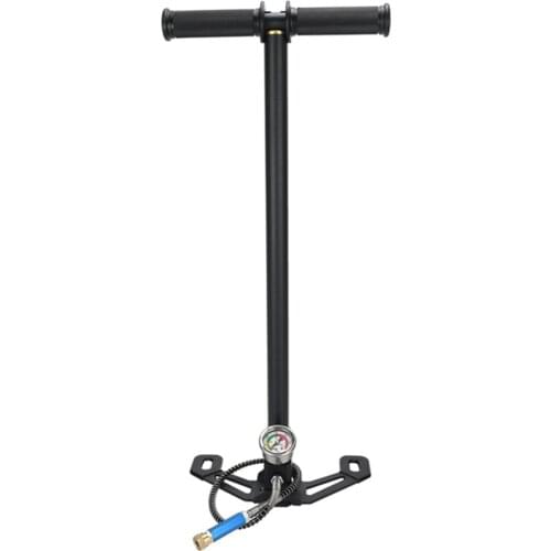 300bar 30mpa 4500psi High Pressure 3 Stage PCP Car Mini Hand Operated Air Pump Hunting PCP Pump Air Compressor For Air pump Gun