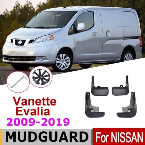 Mudflap For Nissan NV200 Vanette Evalia 2019-2010 Flap Car over Fender Mud Guard Splash Flaps Mudguard Accessories 2018 2016