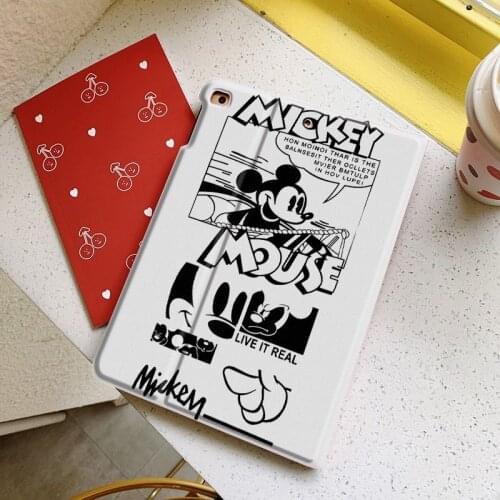 Disney Mickey TPU Cover with Support Frame for IPad 10.2 2019 IPad 2 3 4 9.7 2017 2018 IPad Air 2 9.7 TPU Case