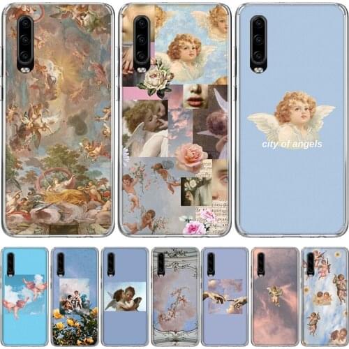 Renaissance angels Phone Case for Huawei P30 P40 P20 P10 Mate 20 10 30 Lite Pro P Smart Z Plus + Art Luxury Cover Coque
