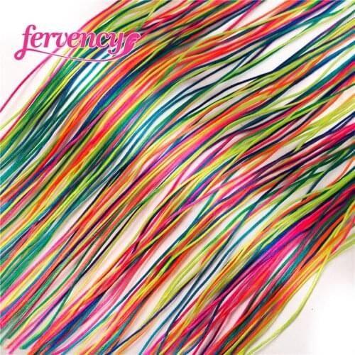 Colorful Braider Silk Rope DIY Handmade Hair one pack Accessory For Girls Styling Tools Wedding Party Fashion Beauty Hair