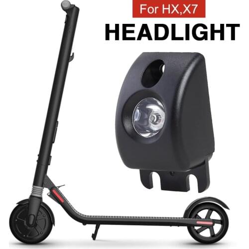 Electric Scooter Head Light Lamp Outdoor Portable Scooter LED Convenient Lighting Skateboard for HX X7 Headlights