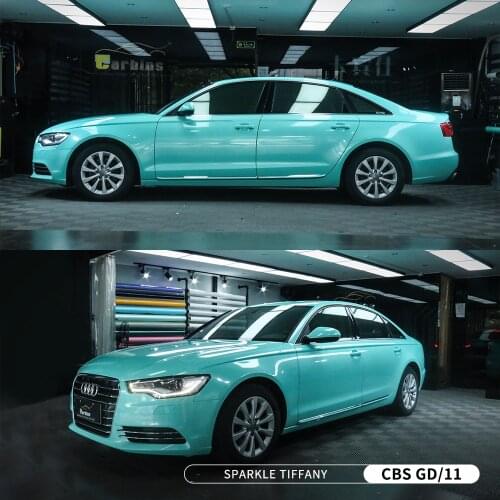 CARBINS Hot Sale Pearl Series Glossy Blue PVC Stickers Vinyl Film Roll 1.52*18m Fashion Decoration