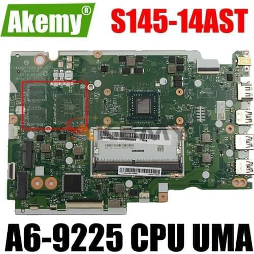 For Lenovo IdeaPad S145-14AST laptop motherboard NM-C171 motherboard with A6-9225 CPU UMA DDR4 100% fully tested