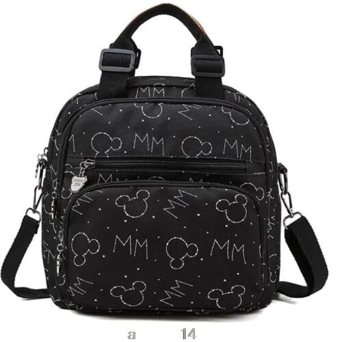 Disney Fashion Baby Diaper Bag Mickey Mouse Multifunctional Nappy Bags Waterproof Changing Bag Nappy Diaper Stroller Bag