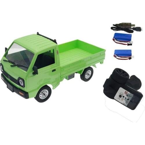 Genuine RCtown Wpl D12 Carry 1/10 4WD Simulation Drift Truck Climbing Car LED Light On-road Rc Car Toys for Boys Kids Gifts