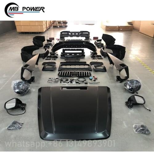 New! G class w463 upgrade to B style body kit full set with hood fenders head light tail light grille bumpers w463 to KO style c