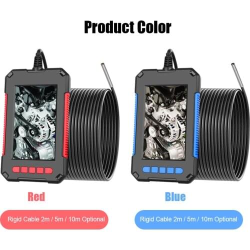 P40 Portable Handheld Industrial Endoscope Borescope Inspection Camera IP67 Waterproof 5.5mm Lens Built-in 6pcs Adjustable LEDs