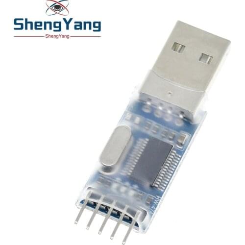 ShengYang USB to TTL / USB-TTL / STC microcontroller programmer / PL2303 in nine upgrades plate with a transparent cover