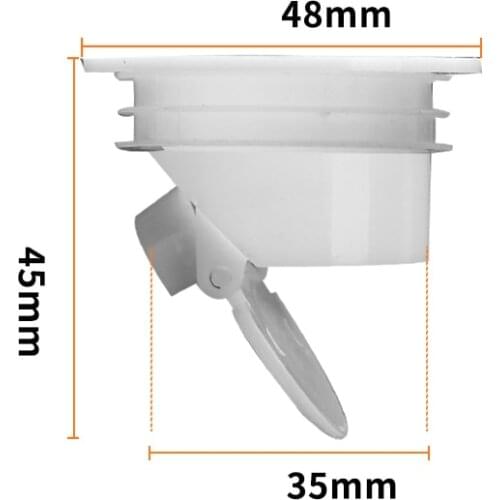New Bath Shower Floor Strainer Plug Trap Siphon Sink Kitchen Bathroom Water Drain Filter Anti Odor Insect Prevention Deodorant