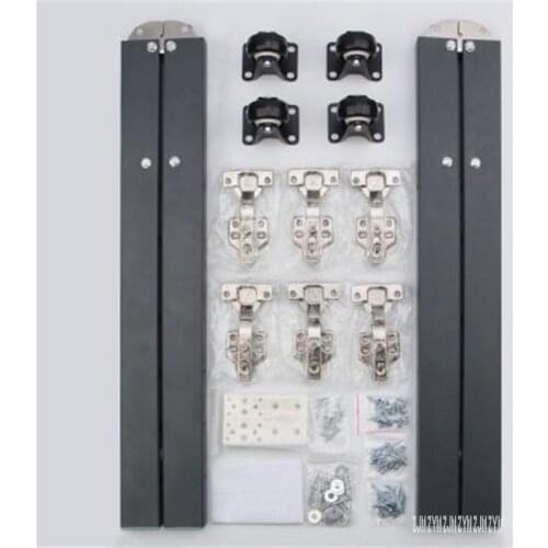 Stainless Steel / lron Down Folding Table Hardware Accessories Invisible Desk Mechanism Retractable Hidden Bar Hinge Connector