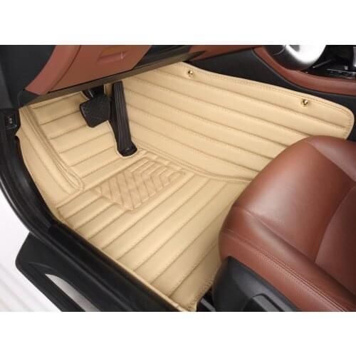 Full Covered special car floor mats for Toyota Fortuner 7seats 2009-2014 non-slip rugs waterproof carpets
